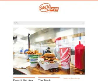 Onlyburger.com(Only Burger) Screenshot