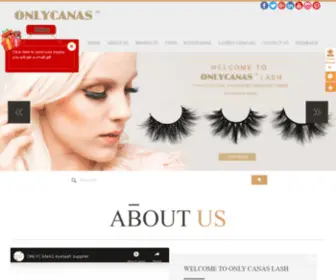 Onlycanaslash.com(Qingdao Cannes Cosmetics Co) Screenshot