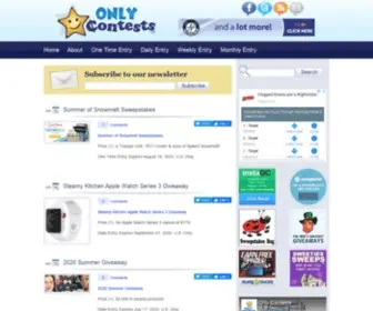 Onlycontests.com(Only Contests) Screenshot