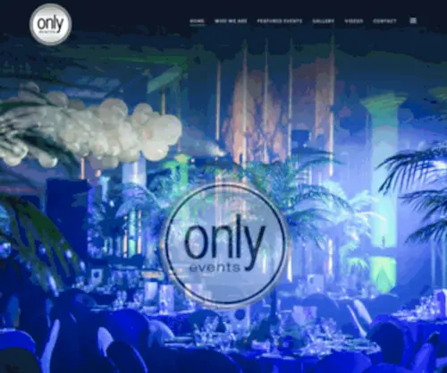 Onlyevents.co.nz(ONLY EVENTS) Screenshot