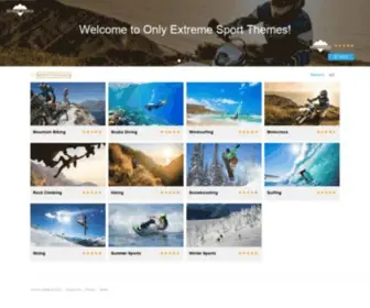 Onlyextremesports.com(Only Extreme Sports Wallpapers & New Tabs Themes) Screenshot