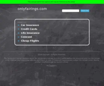 Onlyfairings.com(The Leading Only Fairings Site on the Net) Screenshot