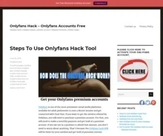 Onlyfanshack.com(Onlyfans hack) Screenshot