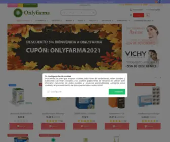 Onlyfarma.com(Onlyfarma Tu mejor Farmacia Online y Parafarmacia Online) Screenshot