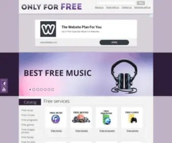 Onlyforfree.com(Only For Free) Screenshot