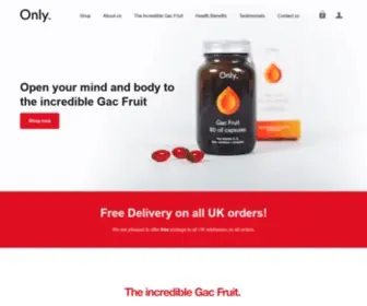 OnlygacFruit.com(Only Gac Fruit Limited) Screenshot