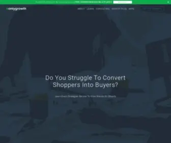 Onlygrowth.com(Advising Shopify Plus Brands On Proven Growth Strategies) Screenshot