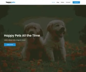 Onlyhappypets.com(Happy Pets) Screenshot