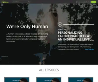 Onlyhumanshow.com(We’re) Screenshot