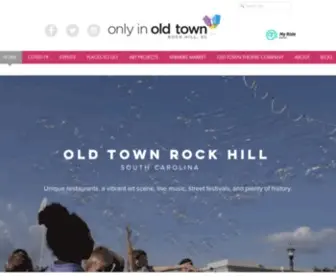 Onlyinoldtown.com(Old Town Rock Hill) Screenshot