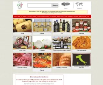 Onlyitalianproducts.us(Buy Online Italian Food in the United States) Screenshot