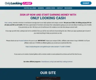 Onlylookingcash.com(Only Looking Cash) Screenshot