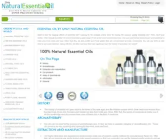 Onlynaturalessentialoil.com(Avail the superior quality of only natural essential oils) Screenshot