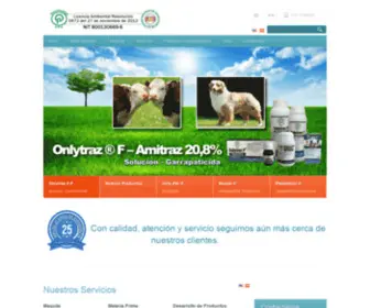 Onlypharm.com.co(Ofrecemos soluciones en bienes y servicios de productos farmacéuticos veterinarios Insecticidas) Screenshot