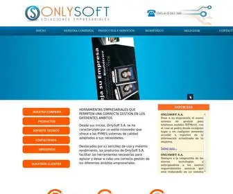 Onlysoft-EC.com(OnlySoft S.A) Screenshot