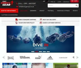 Onlysportsgear.com(Sports Equipment and Accessories) Screenshot