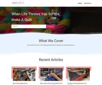 Onlystitch.com(We Help You Sew and Stitch Better) Screenshot