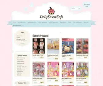 Onlysweetcafe.com(Kawaii Squishy From Singapore) Screenshot