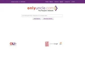 Onlyuncle.com(Only Uncle Local Business Directory & Business Search) Screenshot