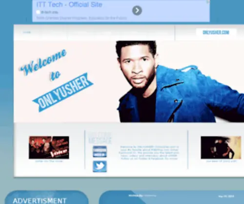 Onlyusher.com(Your #1 International Fansite About Usher) Screenshot