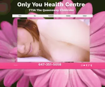 Onlyyouhealthcentre.com(Only You Health Centre) Screenshot