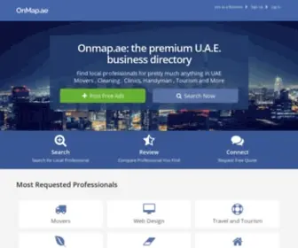 Onmap.ae Screenshot