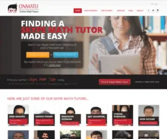 Onmatu.com(ONline MAth TUtors) Screenshot