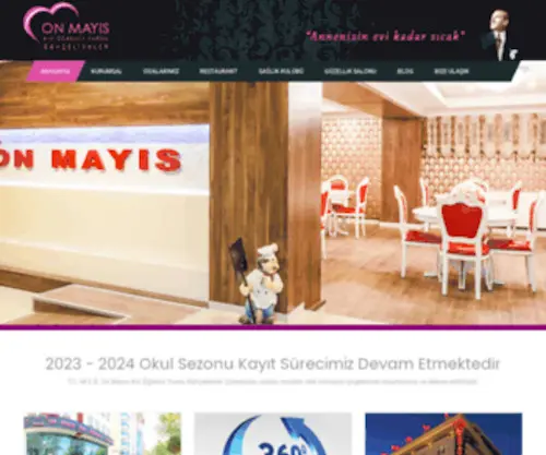 Onmayis.com.tr(Gaziüniversitesine yakın yurt) Screenshot