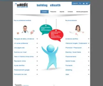 Onmedic.com(Building ehealth) Screenshot