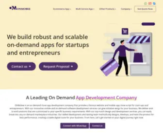 Onmobee.com(On-Demand App Development Company) Screenshot