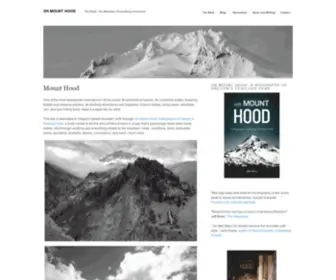 Onmounthood.com(On MOUNT HOOD) Screenshot