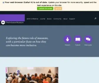 Onmuseums.com(The Inclusive Museum Research Network) Screenshot