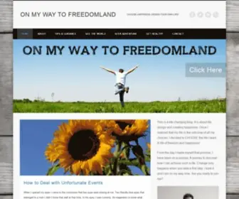 Onmywaytofreedomland.com(ON MY WAY TO FREEDOMLAND) Screenshot