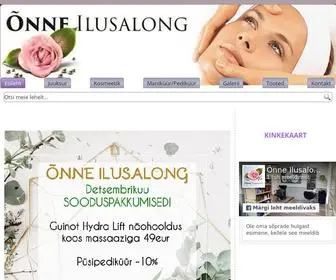 Onneilusalong.ee(Esileht) Screenshot