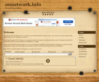 Onnetwork.info(Proxy) Screenshot