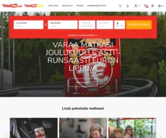 Onnibus.fi(Osta liput verkkokaupasta alk. 1€) Screenshot
