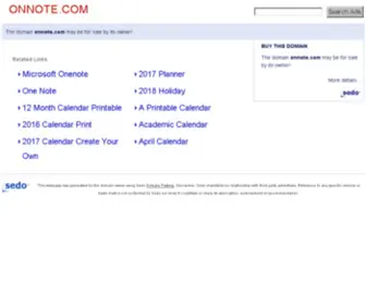 Onnote.com(The Leading On Note Site on the Net) Screenshot