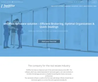 Onoffice.com(Real Estate Software Tool) Screenshot