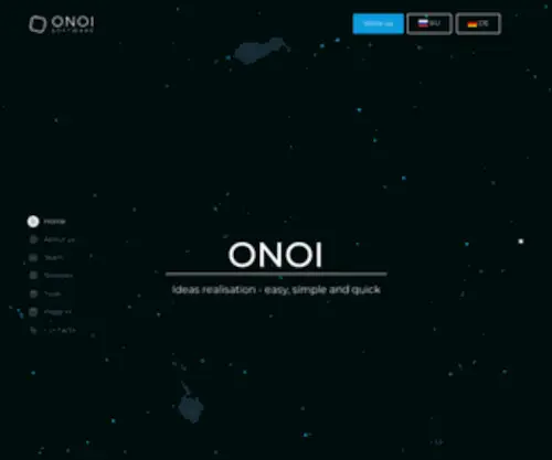 Onoi.dev(Ideas realisation) Screenshot