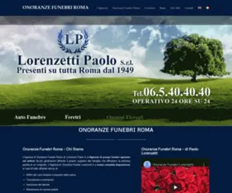 Onoranze-Funebri-Roma.com(Onoranze Funebri Roma) Screenshot