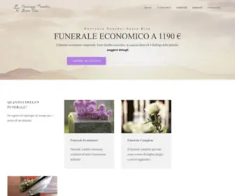 Onoranzefunebrisantaritasrl.com(Onoranzefunebrisantaritasrl) Screenshot