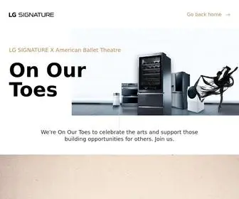 Onourtoes.com(On Our Toes) Screenshot