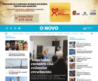 Onovo.com.br(O Novo) Screenshot