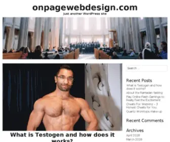 Onpagewebdesign.com(Affordable Web design) Screenshot