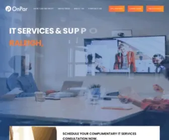Onpartech.com(OnPar Technologies) Screenshot
