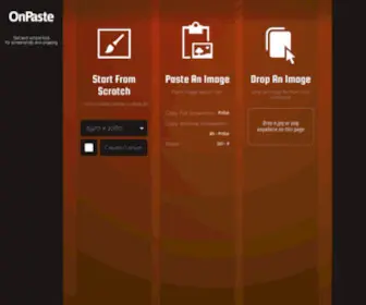 Onpaste.com(Online Screenshot and Drawing Tool) Screenshot