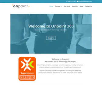 Onpoint365.com.au(Onpoint Technology) Screenshot