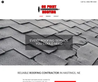 Onpointroofingllc.com(Roofing Contractor) Screenshot