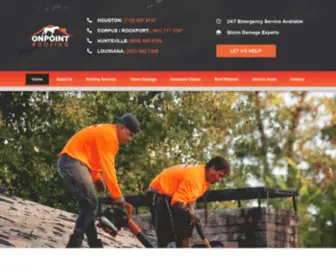 Onpointroofingtx.com(OnPoint Roofing) Screenshot