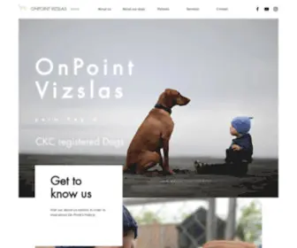 Onpointvizslas.com(Onpoint Vizslas) Screenshot